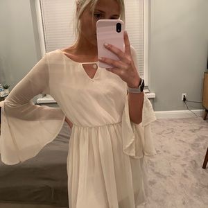 Bell sleeve dress